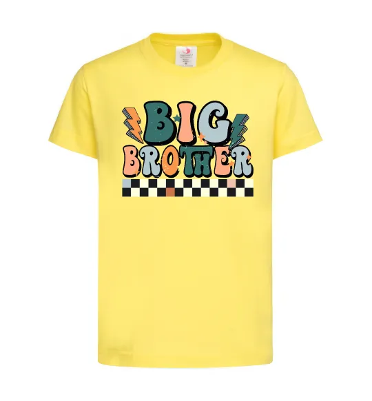 Детская футболка Big brother art Лимонный фото