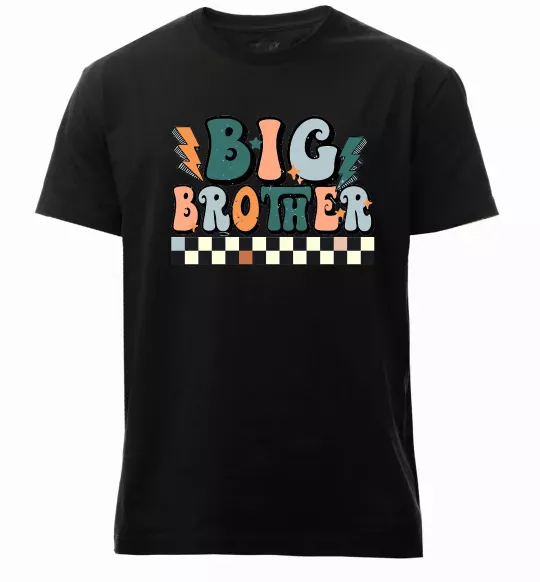 Чоловіча преміум футболка Big brother art Чорний фото