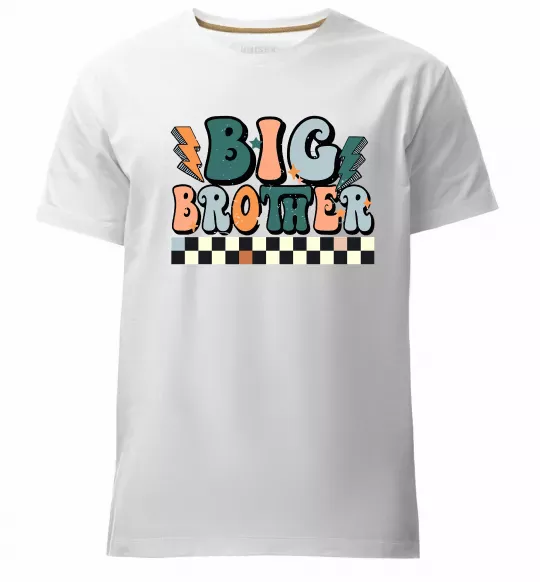 Чоловіча преміум футболка Big brother art Білий фото