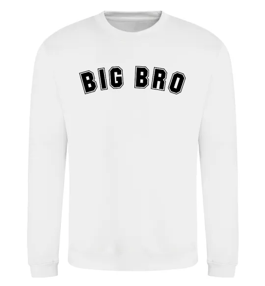 Світшот Big bro Білий фото