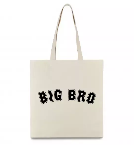 Эко-сумка Big bro Бежевый фото