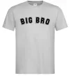 Мужская футболка Big bro Серый фото