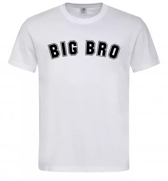 Мужская футболка Big bro Белый фото