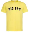 Мужская футболка Big bro Лимонный фото