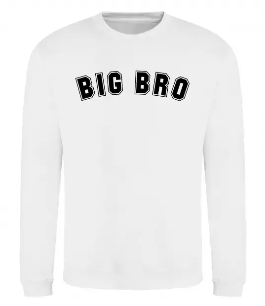 Свитшот Big bro Белый фото