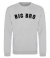 Свитшот Big bro Серый меланж фото