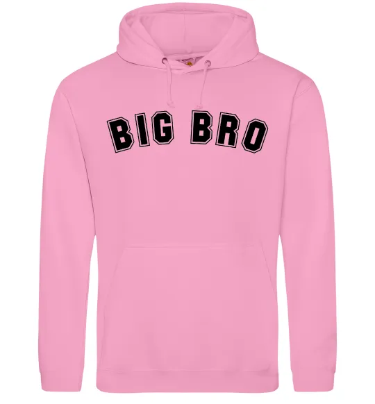 Мужская толстовка (худи) Big bro Розовый фото