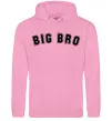 Мужская толстовка (худи) Big bro Розовый фото