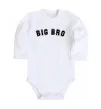 Детский боди Big bro Белый фото