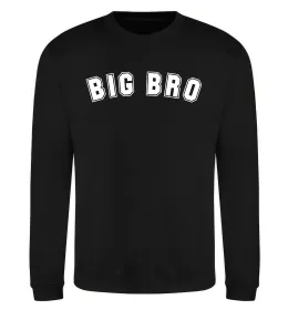 Свитшот Big bro Черный фото