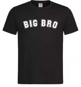 Мужская футболка Big bro Черный фото