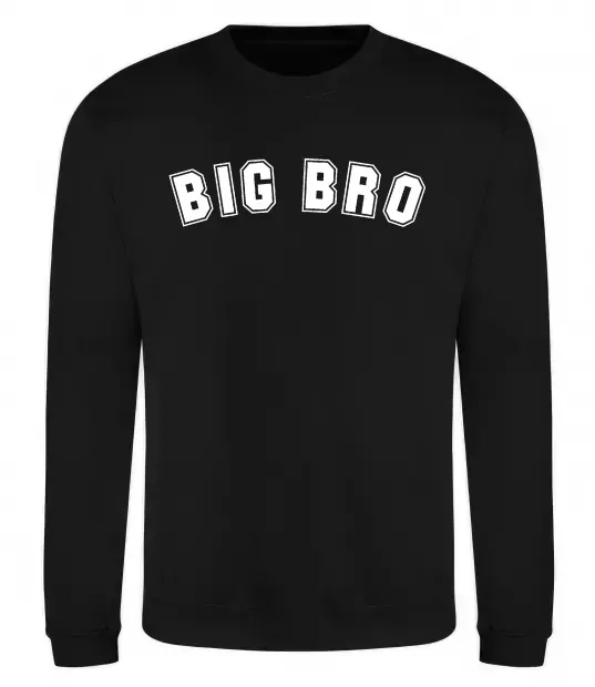 Свитшот Big bro Черный фото