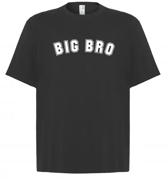 Футболка Оверсайз Big bro Черный фото