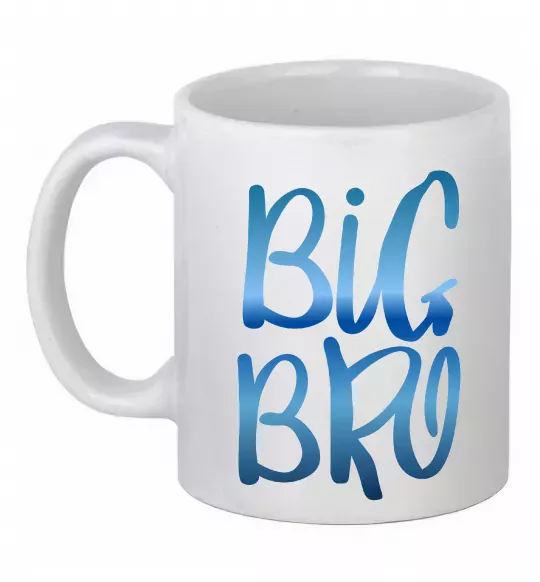 Чашка керамическая Big bro gradient Белый фото