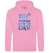 Мужская толстовка (худи) Big bro gradient Розовый фото