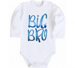 Детский боди Big bro gradient