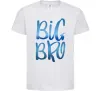 Дитяча футболка Big bro gradient Білий фото