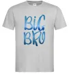 Мужская футболка Big bro gradient Серый фото