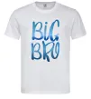 Мужская футболка Big bro gradient Белый фото