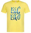 Мужская футболка Big bro gradient Лимонный фото