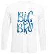 Лонгслив Big bro gradient Белый фото