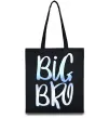 Эко-сумка Big bro gradient Черный фото