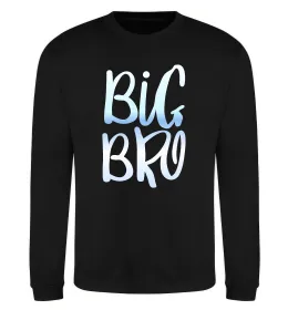 Свитшот Big bro gradient Черный фото