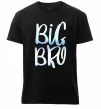 Чоловіча преміум футболка Big bro gradient Чорний фото