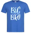 Мужская футболка Big bro gradient Ярко-синий фото