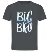 Мужская футболка Big bro gradient Графит фото