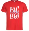 Мужская футболка Big bro gradient Красный фото