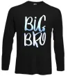 Лонгслив Big bro gradient Черный фото