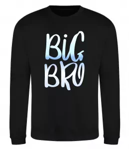 Свитшот Big bro gradient Черный фото