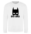 Свитшот Big bro batman Белый фото