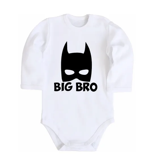 Дитячий бодік Big bro batman Білий фото