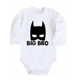 Дитячий бодік Big bro batman Білий фото