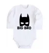 Дитячий бодік Big bro batman Білий фото