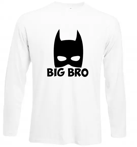 Лонгслив Big bro batman Белый фото