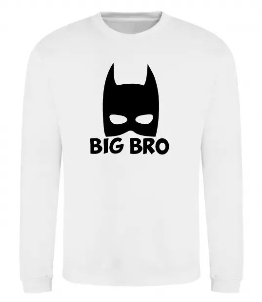 Світшот Big bro batman Білий фото