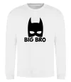 Світшот Big bro batman Білий фото