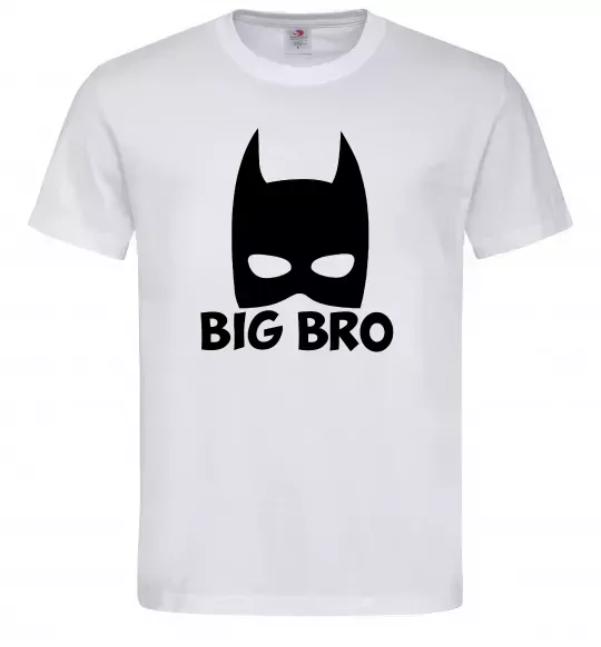 Мужская футболка Big bro batman Белый фото