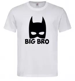 Мужская футболка Big bro batman Белый фото