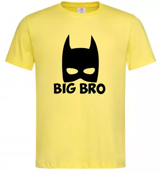 Мужская футболка Big bro batman Лимонный фото