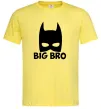 Мужская футболка Big bro batman Лимонный фото