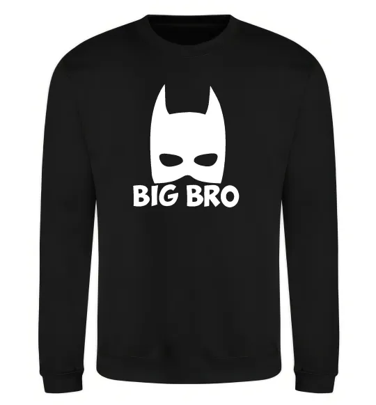 Свитшот Big bro batman Черный фото