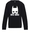 Детский Свитшот Big bro batman Черный фото