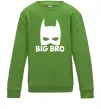 Детский Свитшот Big bro batman Лаймовый фото