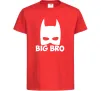 Детская футболка Big bro batman Красный фото