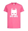 Дитяча футболка Big bro batman Яскраво-рожевий фото