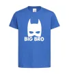 Дитяча футболка Big bro batman Яскраво-синій фото
